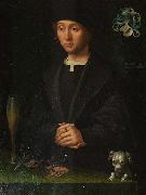 Jacob Claesz van Utrecht Member of the Alardes Family oil on canvas